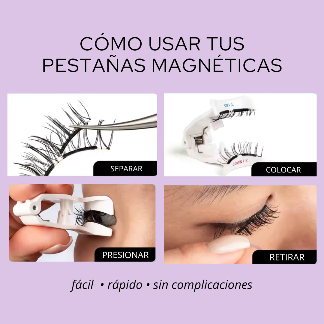 Pestañas Magnéticas Reutilizables Lovia™
